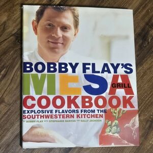 278 Page Bobby Flays Mesa Grill Cookbook Hardcover Southwestern Kitchen 2007